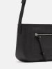 LIEBESKIND BERLIN Leder-Umhängetasche "Brooke S" in Schwarz - (B)23 x (H)17 x (T)7 cm