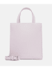 LIEBESKIND BERLIN Leder-Henkeltasche "Paperbag S" in Rosa - (B)22 x (H)25 x (T)11,5 cm