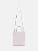 LIEBESKIND BERLIN Leder-Henkeltasche "Paperbag S" in Rosa - (B)22 x (H)25 x (T)11,5 cm