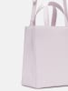 LIEBESKIND BERLIN Leder-Henkeltasche "Paperbag S" in Rosa - (B)22 x (H)25 x (T)11,5 cm