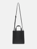 LIEBESKIND BERLIN Skórzana torebka "Paperbag S" w kolorze czarnym - 22 x 25 x 11,5 cm