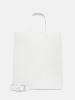 LIEBESKIND BERLIN Leren handtas "Paperbag M" wit - (B)29 x (H)34 x (D)15 cm