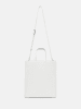 LIEBESKIND BERLIN Leren handtas "Paperbag M" wit - (B)29 x (H)34 x (D)15 cm