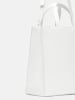 LIEBESKIND BERLIN Leren handtas "Paperbag M" wit - (B)29 x (H)34 x (D)15 cm