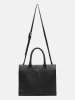 LIEBESKIND BERLIN Skórzana torebka "Blake L" w kolorze czarnym - 34 x 28 x 16 cm