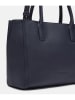 LIEBESKIND BERLIN Leder-Henkeltasche "Marrigold M" in Dunkelblau - (B)32 x (H)26 x (T)15 cm