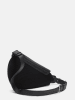 LIEBESKIND BERLIN Leder-Brustbeutel "MFO S" in Schwarz - (B)33 x (H)21,5 x (T)1,5 cm