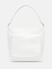 LIEBESKIND BERLIN Leder-Schultertasche "MFO Ever" in Weiß - (B)40 x (H)30 x (T)13 cm