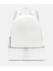 LIEBESKIND BERLIN Leder-Rucksack "Alita" in Weiß - (B)26 x (H)31,5 x (T)11 cm