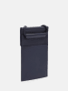 LIEBESKIND BERLIN Leder-Handytasche in Dunkelblau - (B)11 x (H)18 cm