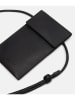 LIEBESKIND BERLIN Leder-Handytasche in Schwarz - (B)11 x (H)18 cm