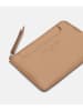 LIEBESKIND BERLIN Leder-Geldbörse "Matti XS" in Beige - (B)13 x (H)8 x (T)1 cm