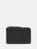 LIEBESKIND BERLIN Leder-Geldbörse "Matti XS" in Schwarz - (B)13 x (H)8 x (T)1 cm