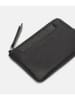 LIEBESKIND BERLIN Leder-Geldbörse "Matti XS" in Schwarz - (B)13 x (H)8 x (T)1 cm