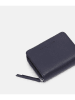 LIEBESKIND BERLIN Leren portemonnee "Alexis M" donkerblauw - (B)11 x (H)8,5 x (D)3 cm