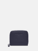 LIEBESKIND BERLIN Leren portemonnee "Dot S" donkerblauw - (B)10 x (H)8 x (D)2 cm
