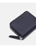 LIEBESKIND BERLIN Leren portemonnee "Dot S" donkerblauw - (B)10 x (H)8 x (D)2 cm