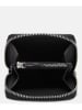 LIEBESKIND BERLIN Leder-Geldbörse "Dot S" in Schwarz - (B)10 x (H)8 x (T)2 cm