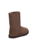 UGG Skórzane botki "Classic Short II" w kolorze brązowym