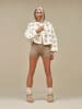 UGG Skórzane botki "Classic Ultra Mini" w kolorze beżowym