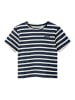 name it Shirt in Dunkelblau/ Weiß