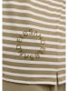 ELBSAND Longsleeve "Tooske" in Taupe/ Weiß