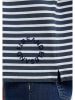 ELBSAND Longsleeve "Tooske" in Dunkelblau/ Weiß