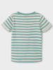 name it 2-delige set: shirts donkerblauw/turquoise/wit