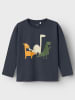 name it 2er-Set: Longsleeves in Dunkelblau/ Türkis