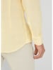 Hackett London Leinen-Hemd - Regular fit - in Gelb