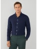 Hackett London Leinen-Hemd - Regular fit - in Dunkelblau
