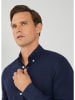 Hackett London Leinen-Hemd - Regular fit - in Dunkelblau