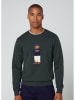 Hackett London Sweatshirt in Dunkelgrün