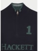 Hackett London Wollpullover in Dunkelblau