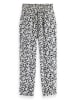 Scotch & Soda Broek donkerblauw/wit