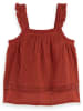 Scotch & Soda Top in Rot
