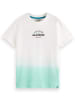 Scotch & Soda Shirt wit/turquoise