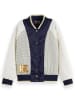 Scotch & Soda Wende-Blouson in Dunkelblau/ Weiß