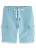 Scotch & Soda Cargoshort lichtblauw