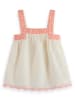 Scotch & Soda Blousetop crème/roze