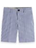 Scotch & Soda Shorts in Blau/ Weiß