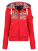 Geographical Norway Sweatjacke "Fabeaute" in Rot