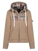 Geographical Norway Sweatvest "Fabeaute" lichtbruin