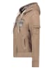 Geographical Norway Sweatvest "Fabeaute" lichtbruin
