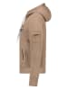 Geographical Norway Sweatvest "Fabeaute" lichtbruin