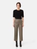 TAIFUN Marlenehose in Beige/ Schwarz