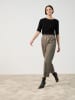 TAIFUN Marlenehose in Beige/ Schwarz