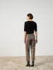 TAIFUN Marlenehose in Beige/ Schwarz