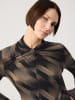 TAIFUN Longsleeve in Braun/ Schwarz