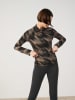 TAIFUN Longsleeve in Braun/ Schwarz